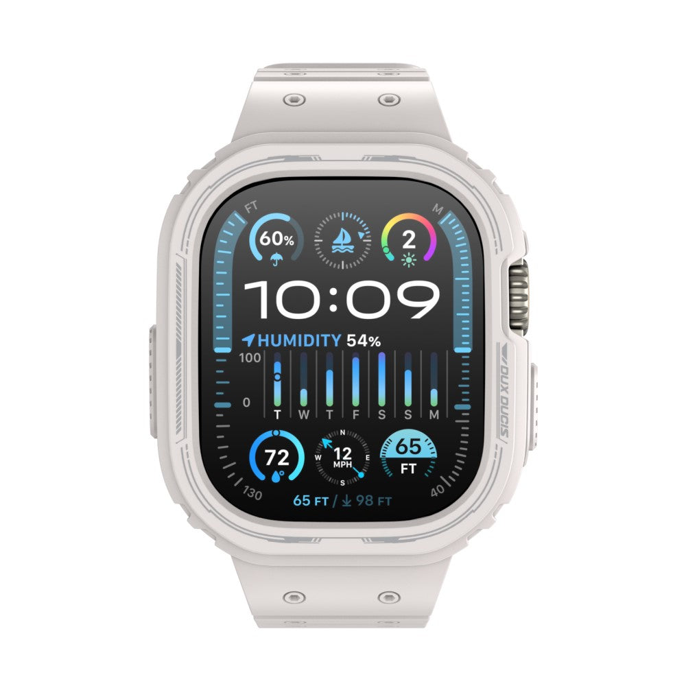 Silikone Universal Rem passer til Apple Watch Ultra / Apple Watch Ultra 2 - Hvid#serie_1