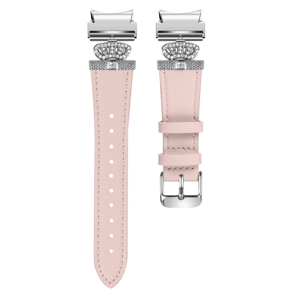 Rigtigt Flot Ægte Læder Universal Rem passer til Samsung Smartwatch - Pink#serie_4