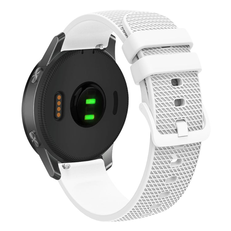Sejt Silikone Universal Rem passer til Smartwatch - Hvid#serie_2