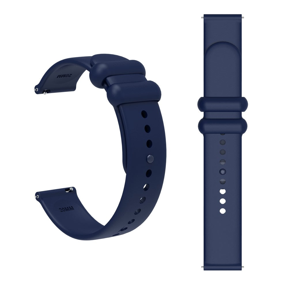 Flot Silikone Universal Rem passer til Smartwatch - Blå#serie_5