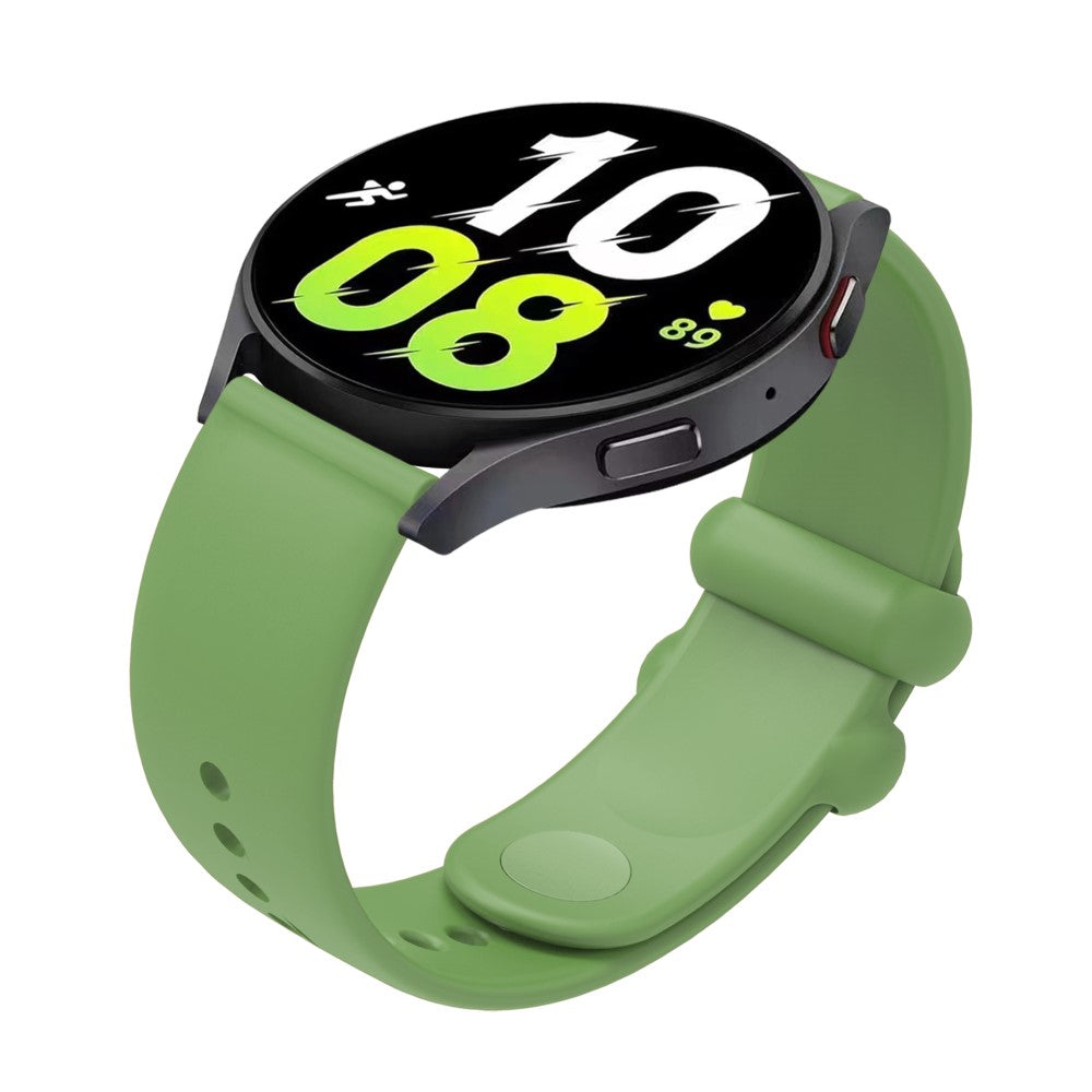 Flot Silikone Universal Rem passer til Smartwatch - Grøn#serie_11