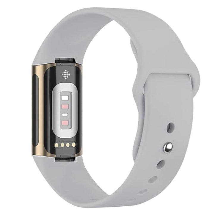 Mega Fantastisk Silikone Rem passer til Fitbit Charge 2 - Sølv#serie_6