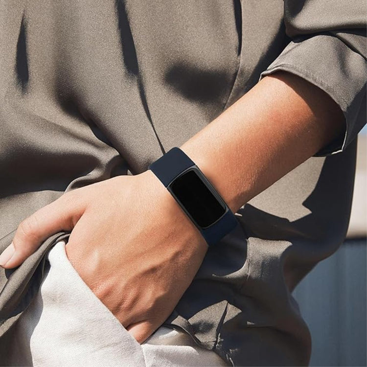 Silikone Universal Rem passer til Fitbit Charge 3 / Fitbit Charge 4 - Blå#serie_1