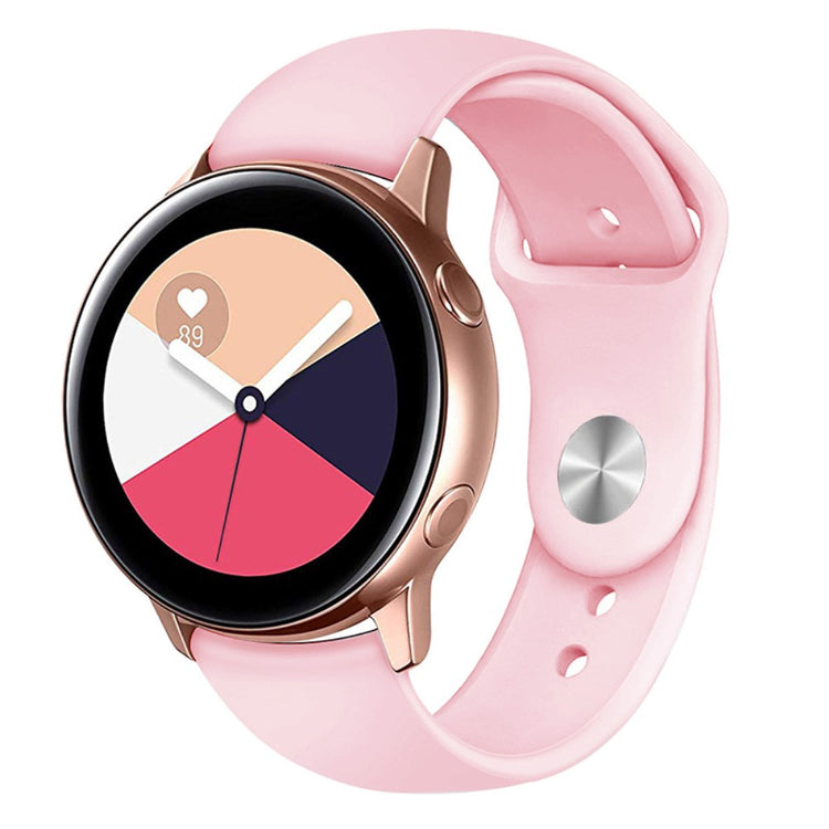Super Kønt Silikone Universal Rem passer til Smartwatch - Pink#serie_4