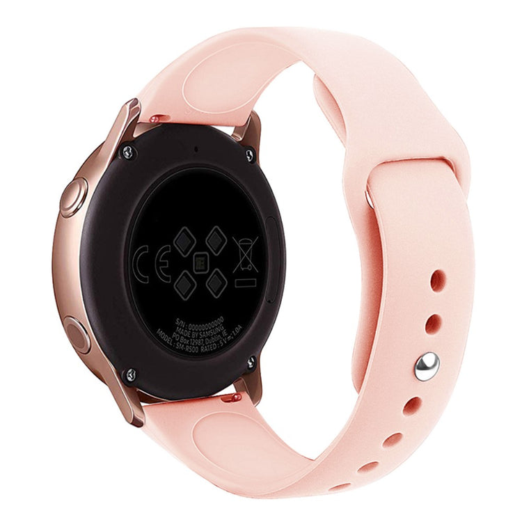 Super Kønt Silikone Universal Rem passer til Smartwatch - Pink#serie_5