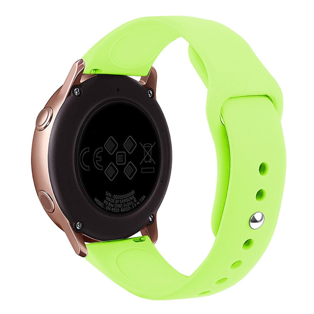 Super Kønt Silikone Universal Rem passer til Smartwatch - Grøn#serie_10