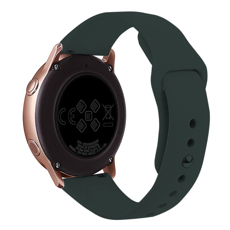 Super Kønt Silikone Universal Rem passer til Smartwatch - Grøn#serie_11