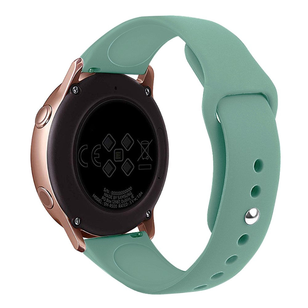 Super Kønt Silikone Universal Rem passer til Smartwatch - Grøn#serie_15