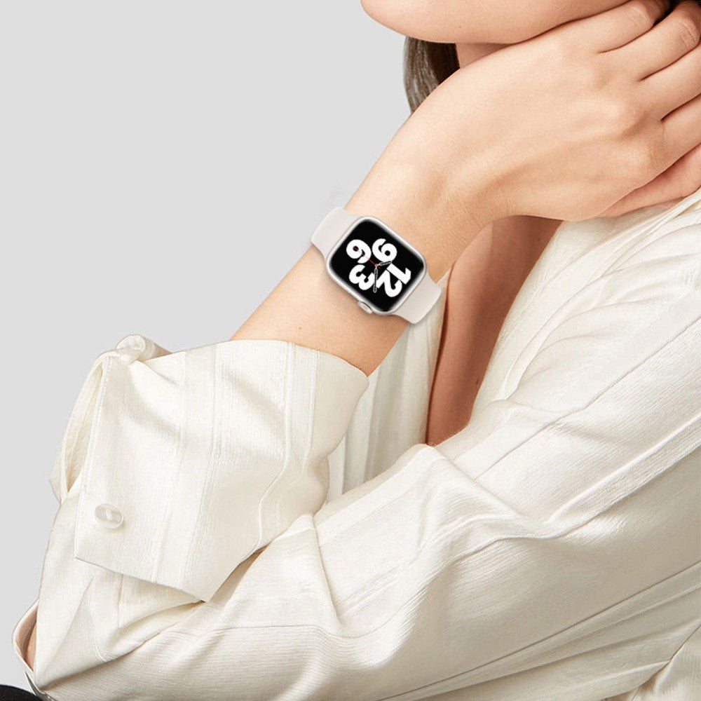 Helt Vildt Godt Silikone Universal Rem passer til Apple Smartwatch - Sort#serie_6