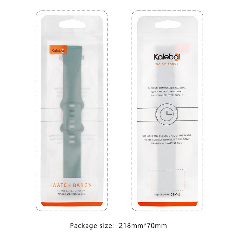 KALEBOL KLB-HDKGJ-001 Fitbit Versa 3 / 4 / Sense / Sense 2 Silicone Watch Band - Yellow#serie_6