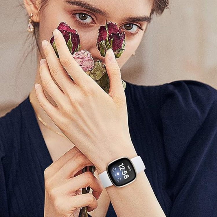 Helt Vildt Skøn Silikone Universal Rem passer til Fitbit Smartwatch - Sort#serie_4