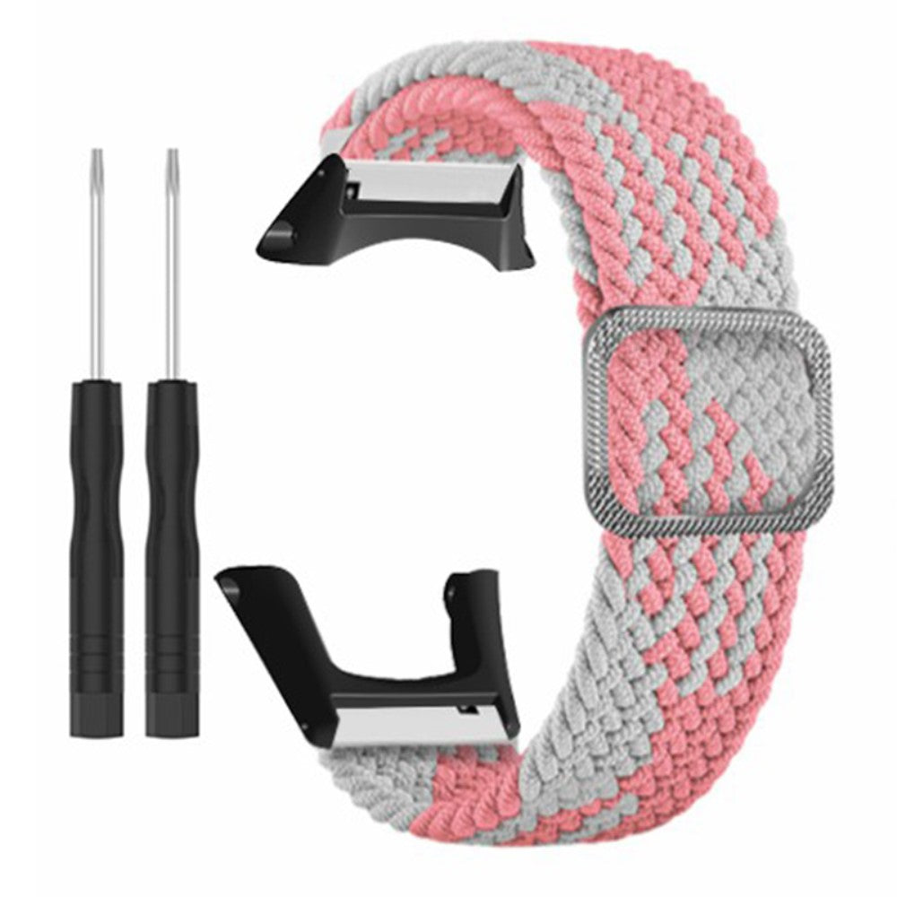 Glimrende Nylon Universal Rem passer til Suunto Smartwatch - Pink#serie_3