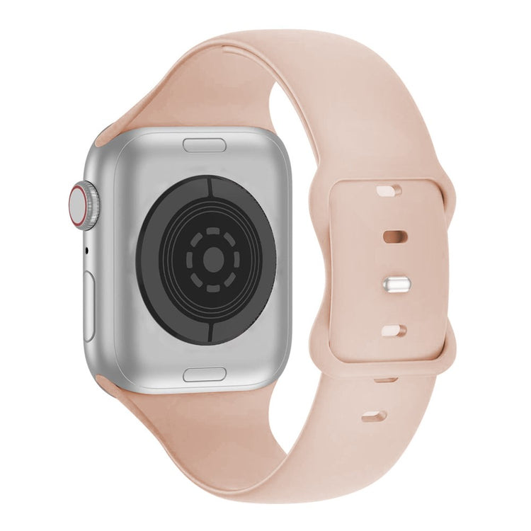 Stilfuld Silikone Universal Rem passer til Apple Smartwatch - Pink#serie_3