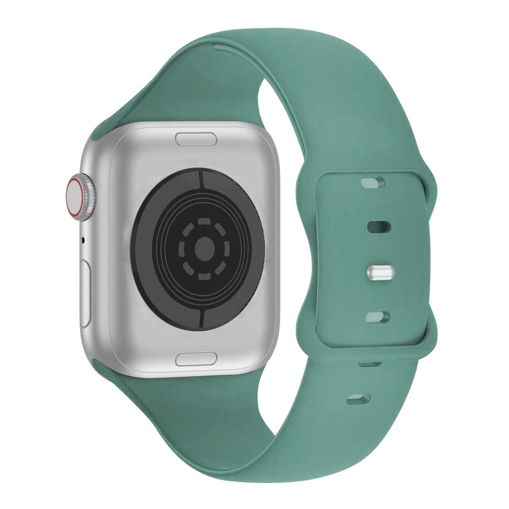 Stilfuld Silikone Universal Rem passer til Apple Smartwatch - Grøn#serie_11