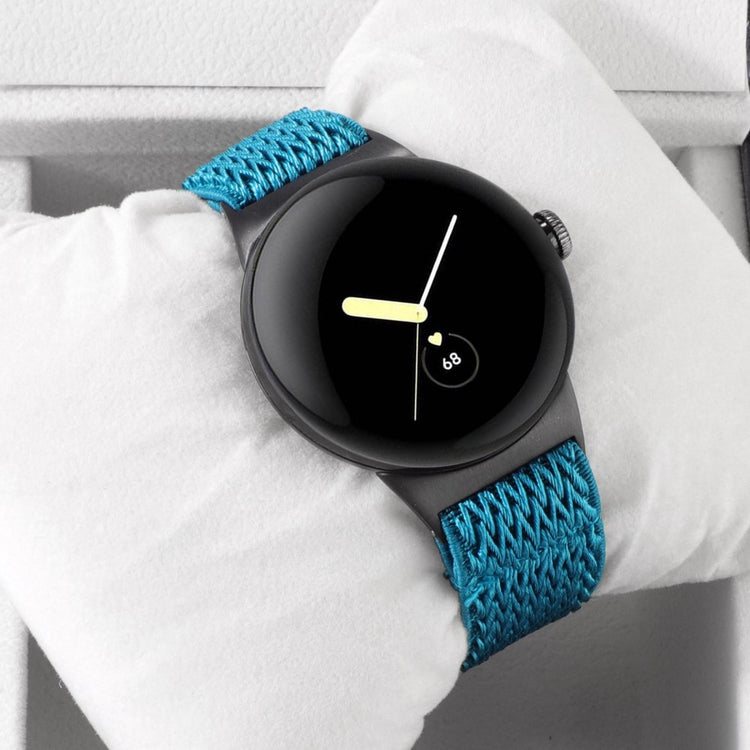 Nylon Universal Rem passer til Google Pixel Watch 2 / Google Pixel Watch - Grøn#serie_5