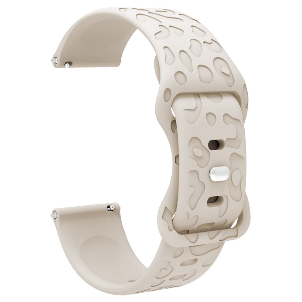 Rigtigt Cool Silikone Universal Rem passer til Smartwatch - Hvid#serie_11