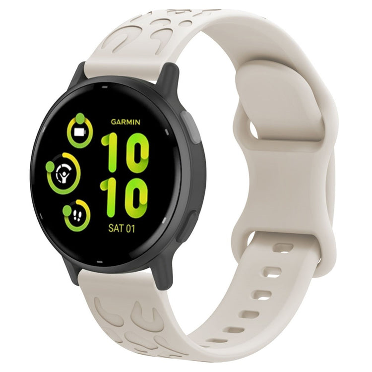 Rigtigt Cool Silikone Universal Rem passer til Smartwatch - Hvid#serie_11