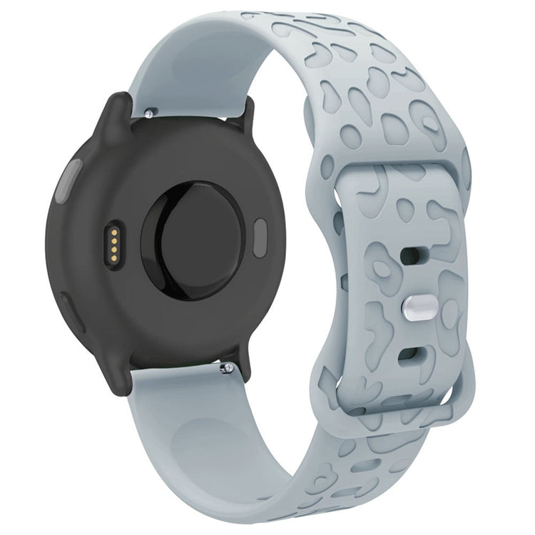 Rigtigt Cool Silikone Universal Rem passer til Smartwatch - Sølv#serie_14