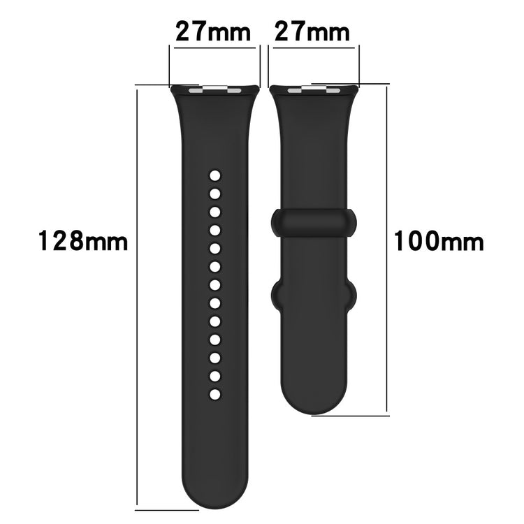 Silikone Universal Rem passer til Xiaomi Band 8 Pro / Xiaomi Redmi Watch 4 - Gul#serie_5