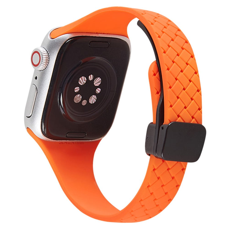 Holdbart Silikone Universal Rem passer til Apple Smartwatch - Orange#serie_2