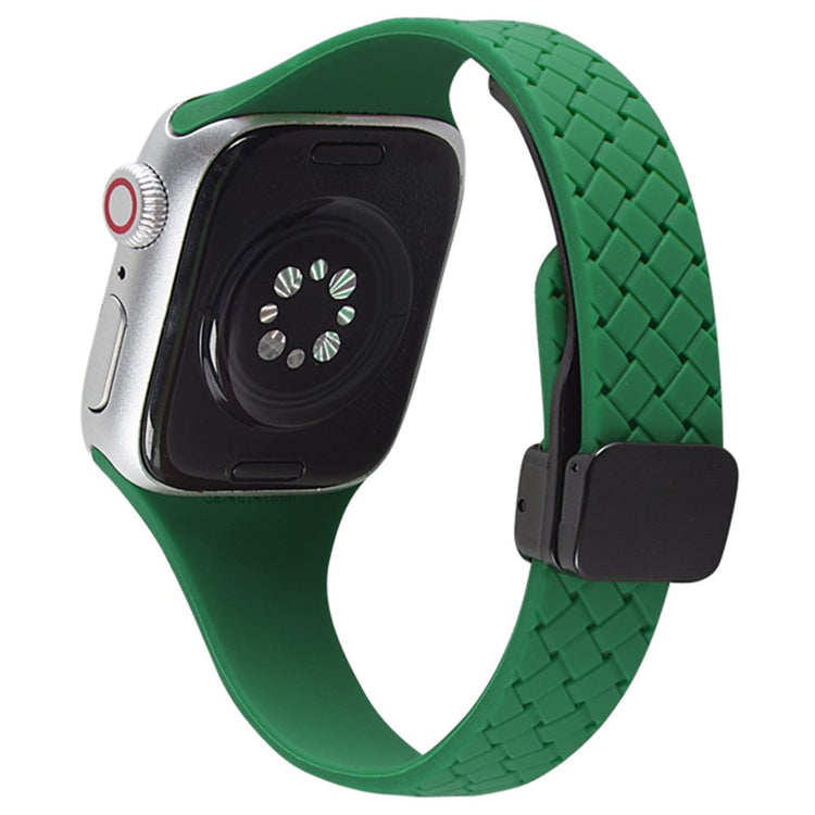 Holdbart Silikone Universal Rem passer til Apple Smartwatch - Grøn#serie_5