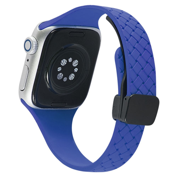 Holdbart Silikone Universal Rem passer til Apple Smartwatch - Blå#serie_17