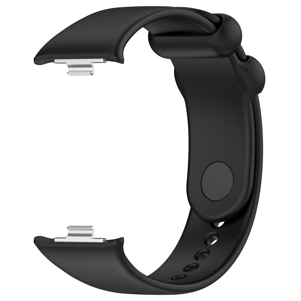 Silikone Universal Rem passer til Xiaomi Smart Band 8 Pro / Xiaomi Redmi Watch 4 - Sort#serie_1