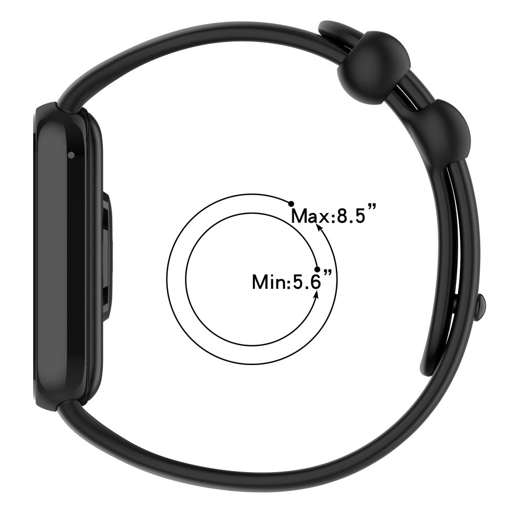 Silikone Universal Rem passer til Xiaomi Smart Band 8 Pro / Xiaomi Redmi Watch 4 - Hvid#serie_2