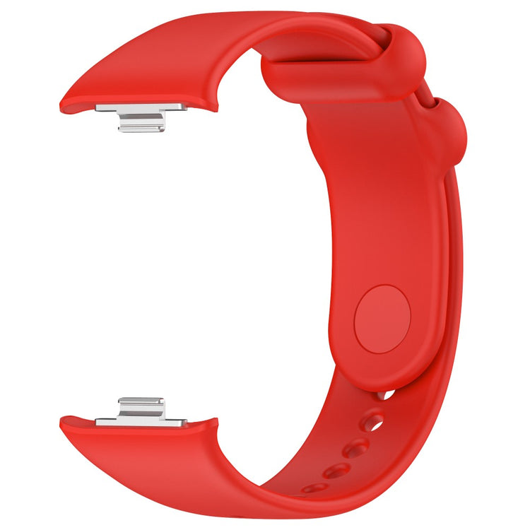 Silikone Universal Rem passer til Xiaomi Smart Band 8 Pro / Xiaomi Redmi Watch 4 - Rød#serie_7