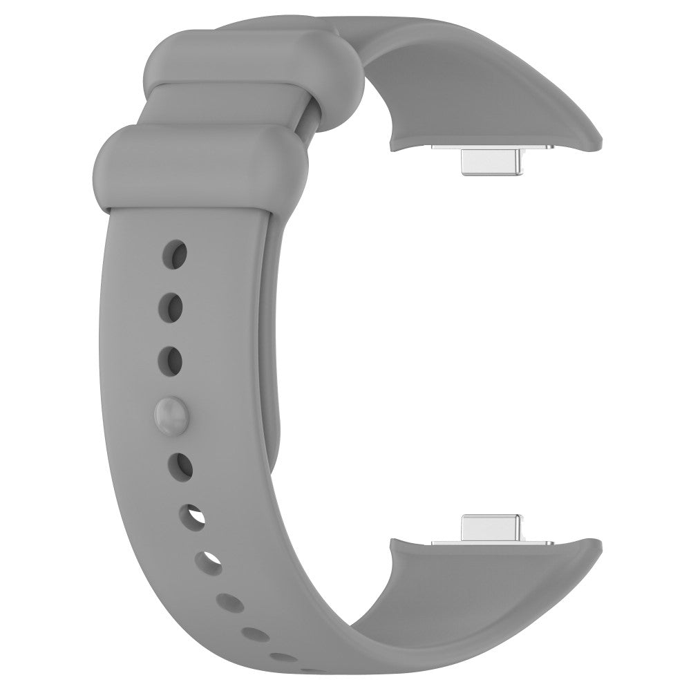 Silikone Universal Rem passer til Xiaomi Smart Band 8 Pro / Xiaomi Redmi Watch 4 - Sølv#serie_8