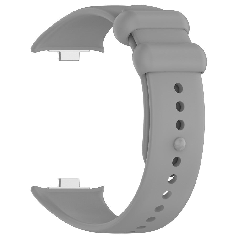 Silikone Universal Rem passer til Xiaomi Smart Band 8 Pro / Xiaomi Redmi Watch 4 - Sølv#serie_8
