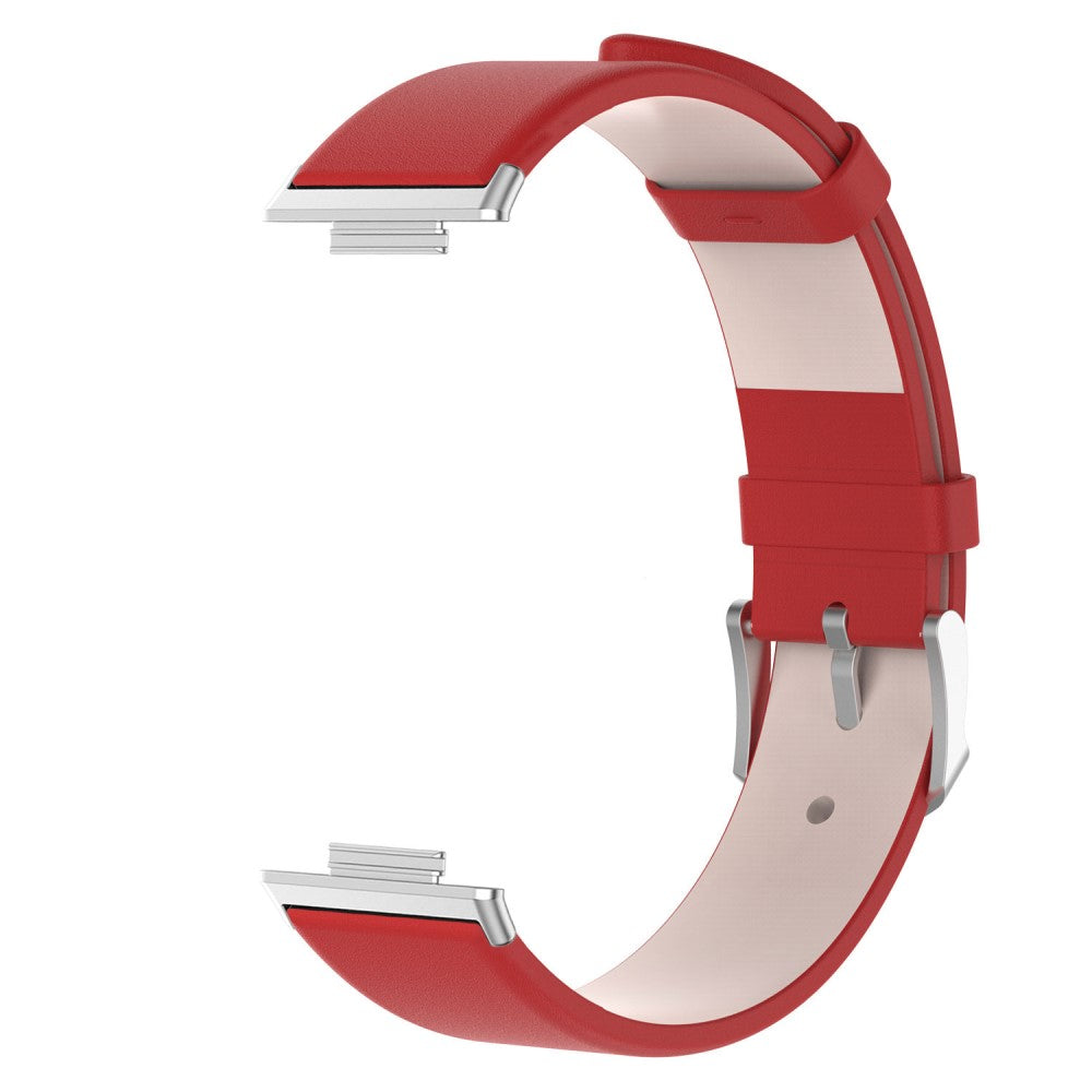 Kunstlæder Universal Rem passer til Xiaomi Smart Band 8 Pro / Xiaomi Redmi Watch 4 - Rød#serie_3