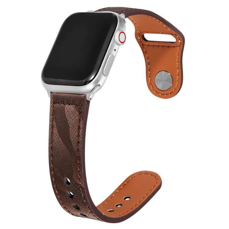 Helt Vildt Hårdfør Nylon Universal Rem passer til Apple Smartwatch - Brun#serie_3