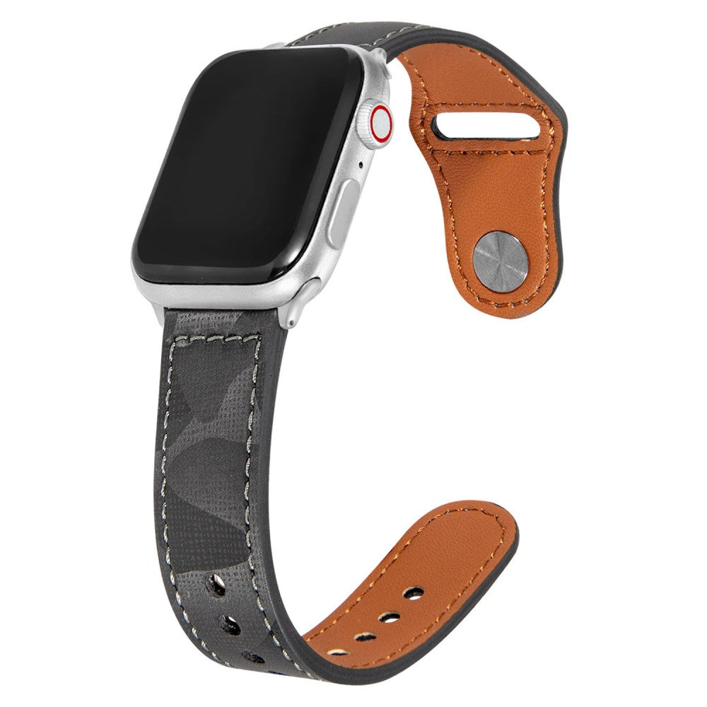 Helt Vildt Hårdfør Nylon Universal Rem passer til Apple Smartwatch - Sølv#serie_5