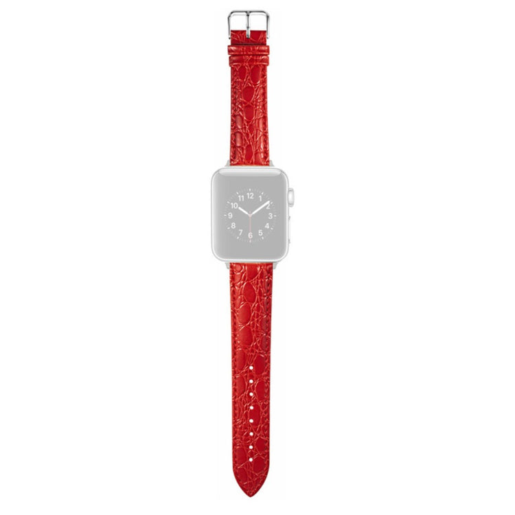 Meget Cool Kunstlæder Universal Rem passer til Apple Smartwatch - Rød#serie_2