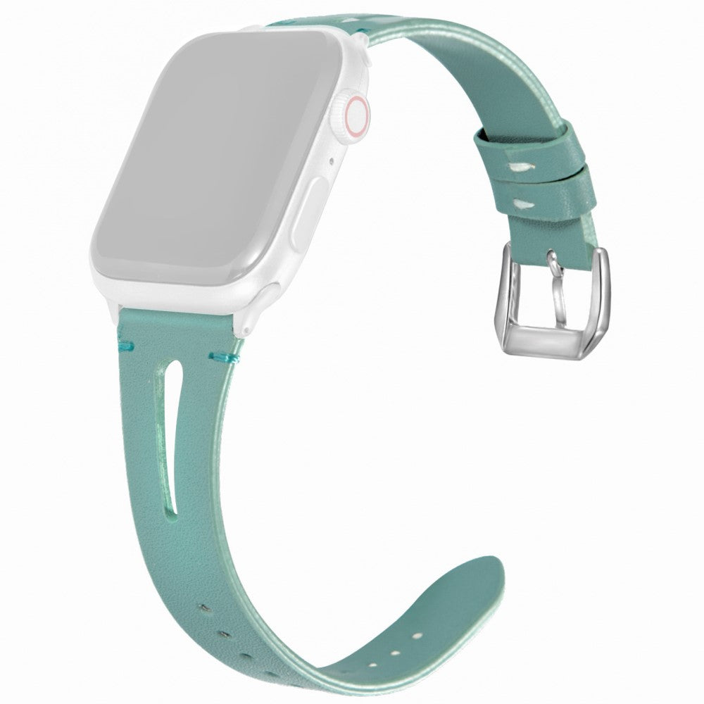 Alle Tiders Kunstlæder Universal Rem passer til Apple Smartwatch - Grøn#serie_2