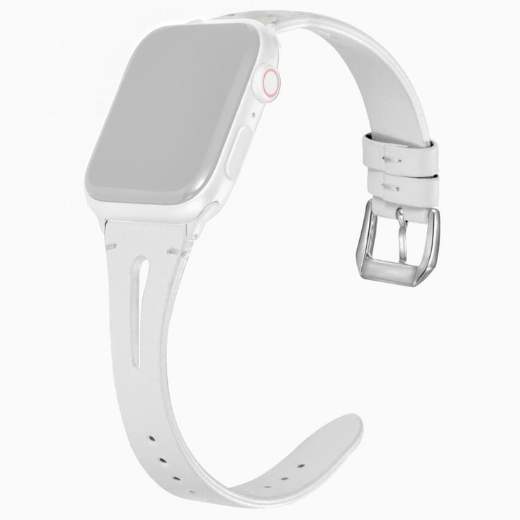 Alle Tiders Kunstlæder Universal Rem passer til Apple Smartwatch - Hvid#serie_4