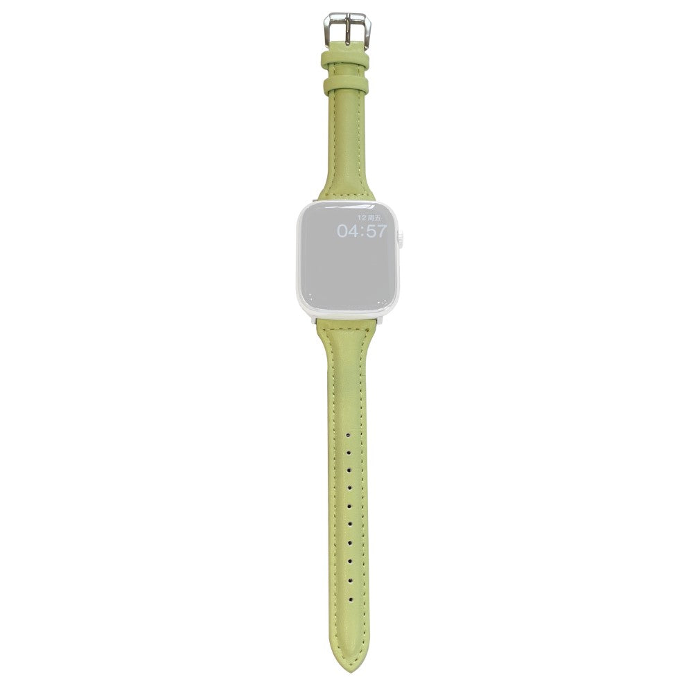 Mega Fed Kunstlæder Universal Rem passer til Apple Smartwatch - Grøn#serie_1