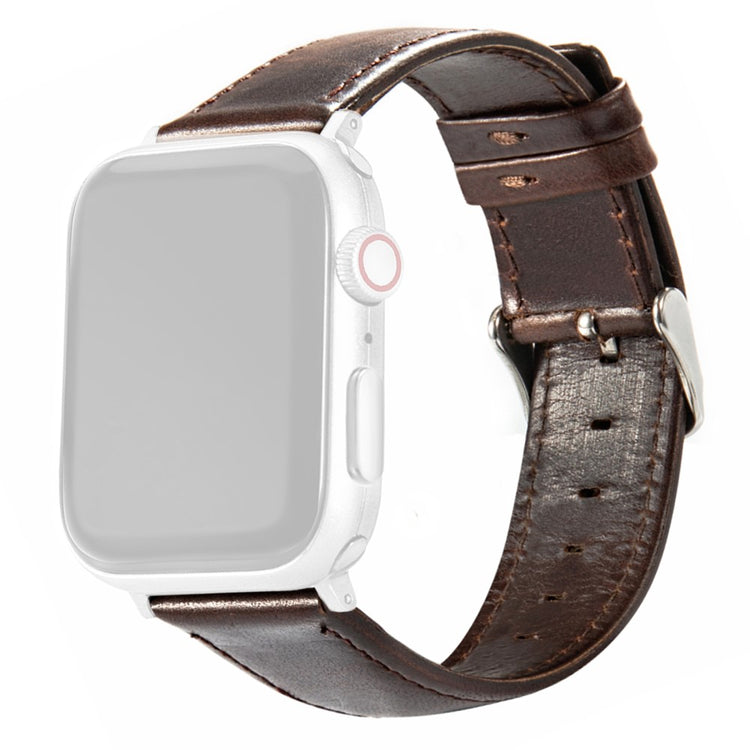 Super Smuk Kunstlæder Universal Rem passer til Apple Smartwatch - Brun#serie_3
