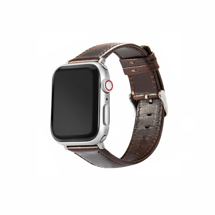 Super Smuk Kunstlæder Universal Rem passer til Apple Smartwatch - Brun#serie_3