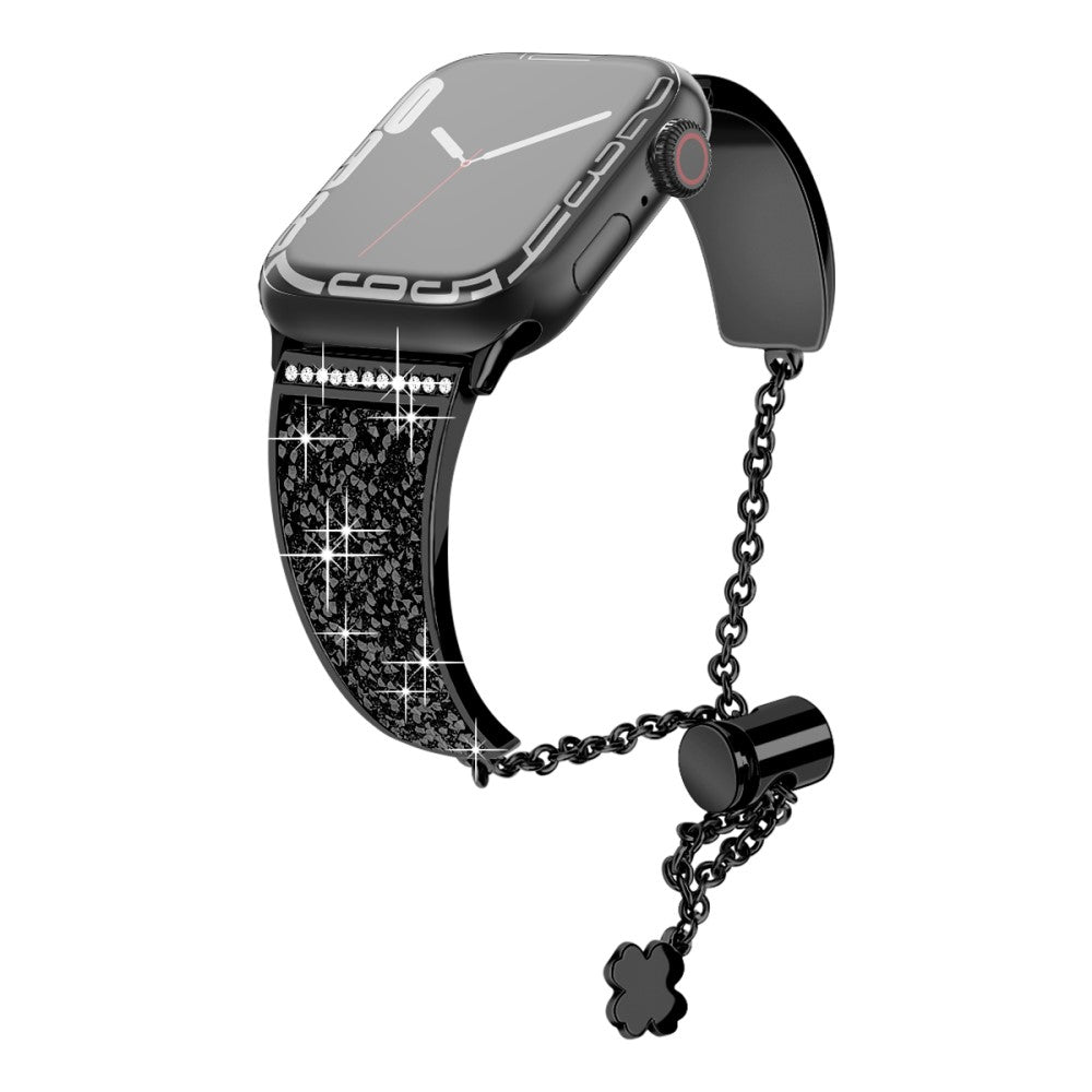 Meget Cool Rhinsten Universal Rem passer til Apple Smartwatch - Sort#serie_1