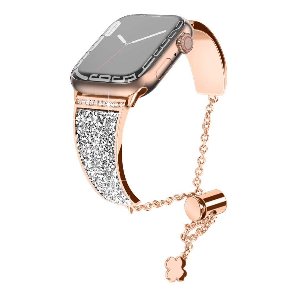 Meget Cool Rhinsten Universal Rem passer til Apple Smartwatch - Pink#serie_2