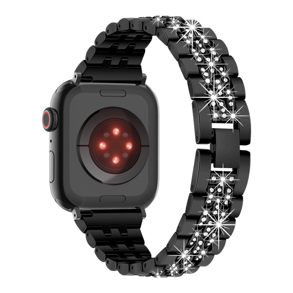 Helt Vildt Cool Rhinsten Universal Rem passer til Apple Smartwatch - Sort#serie_5