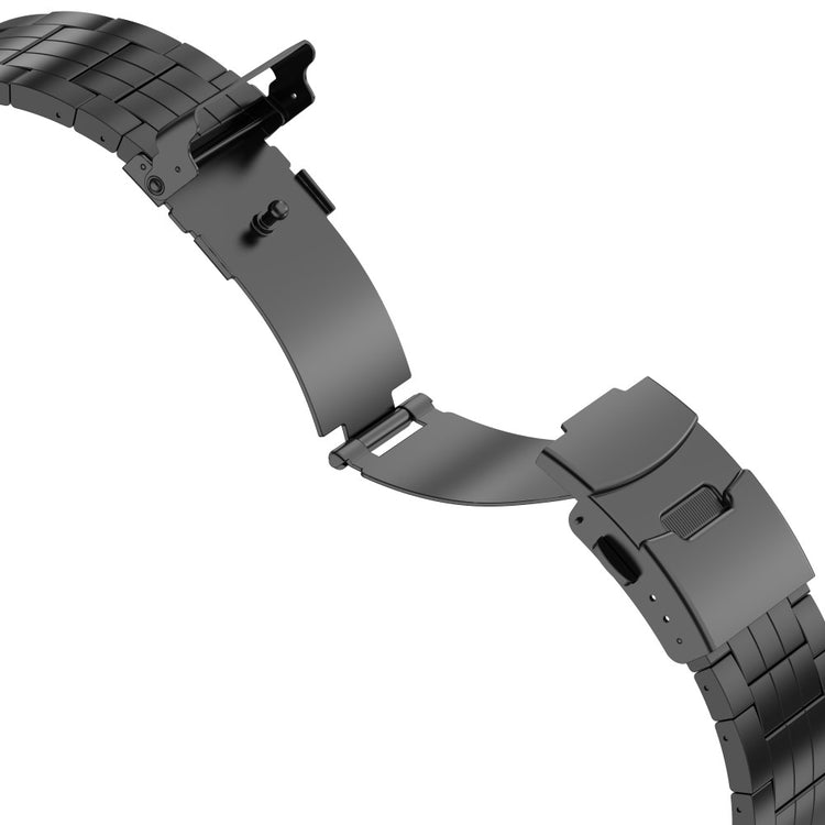 Flot Metal Universal Rem passer til Apple Smartwatch - Sort#serie_1