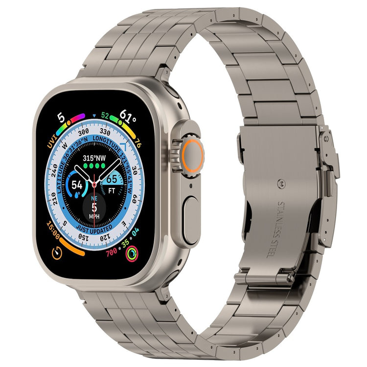 Flot Metal Universal Rem passer til Apple Smartwatch - Sølv#serie_2