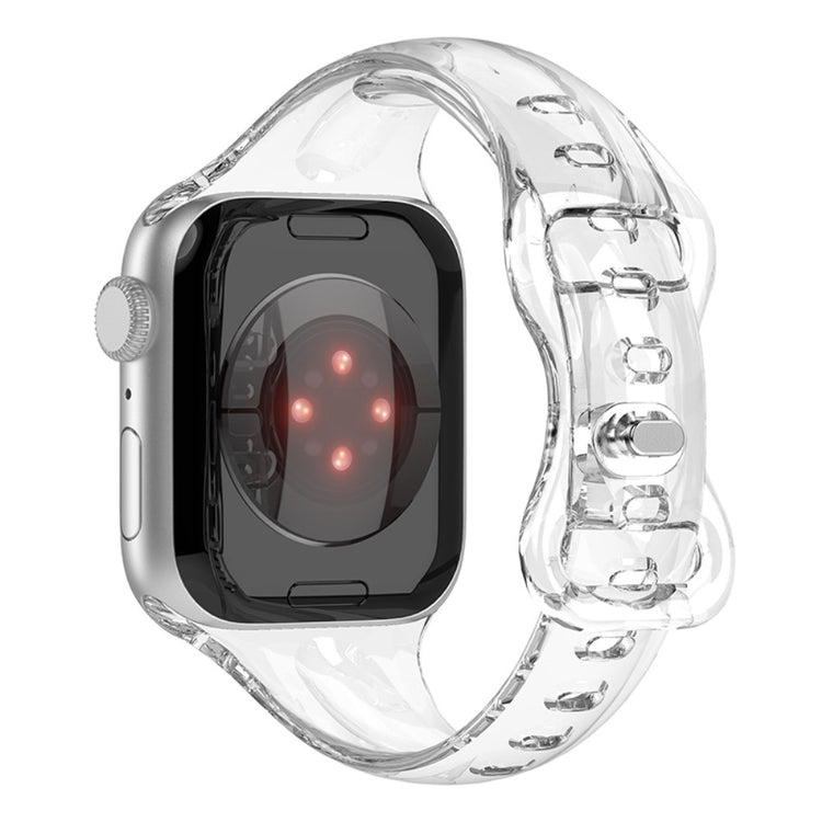 Flot Silikone Universal Rem passer til Apple Smartwatch - Gennemsigtig#serie_2