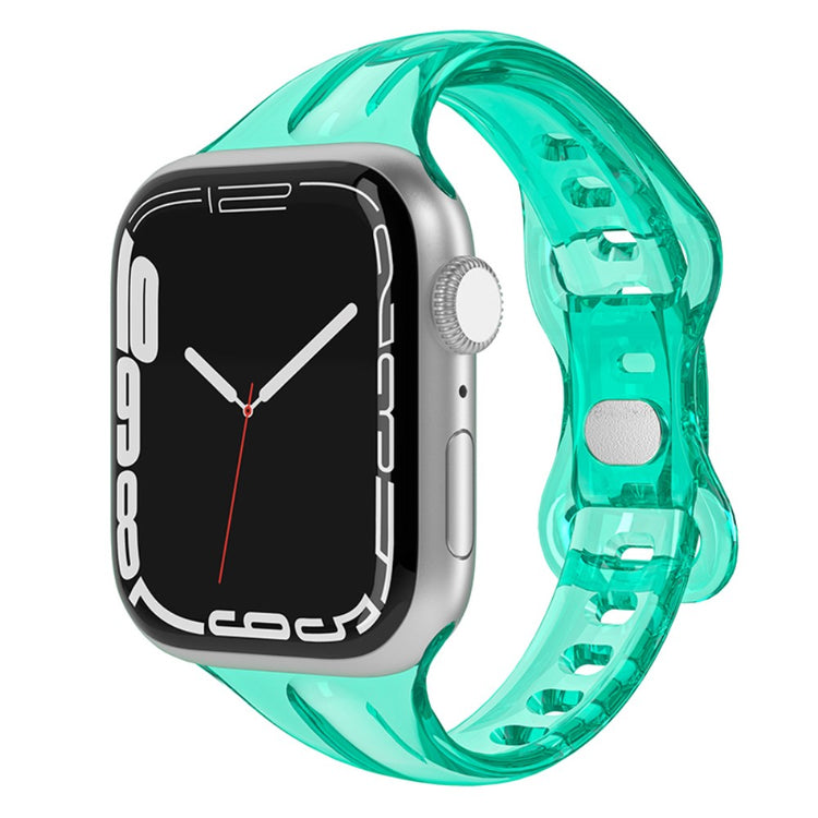 Flot Silikone Universal Rem passer til Apple Smartwatch - Grøn#serie_3