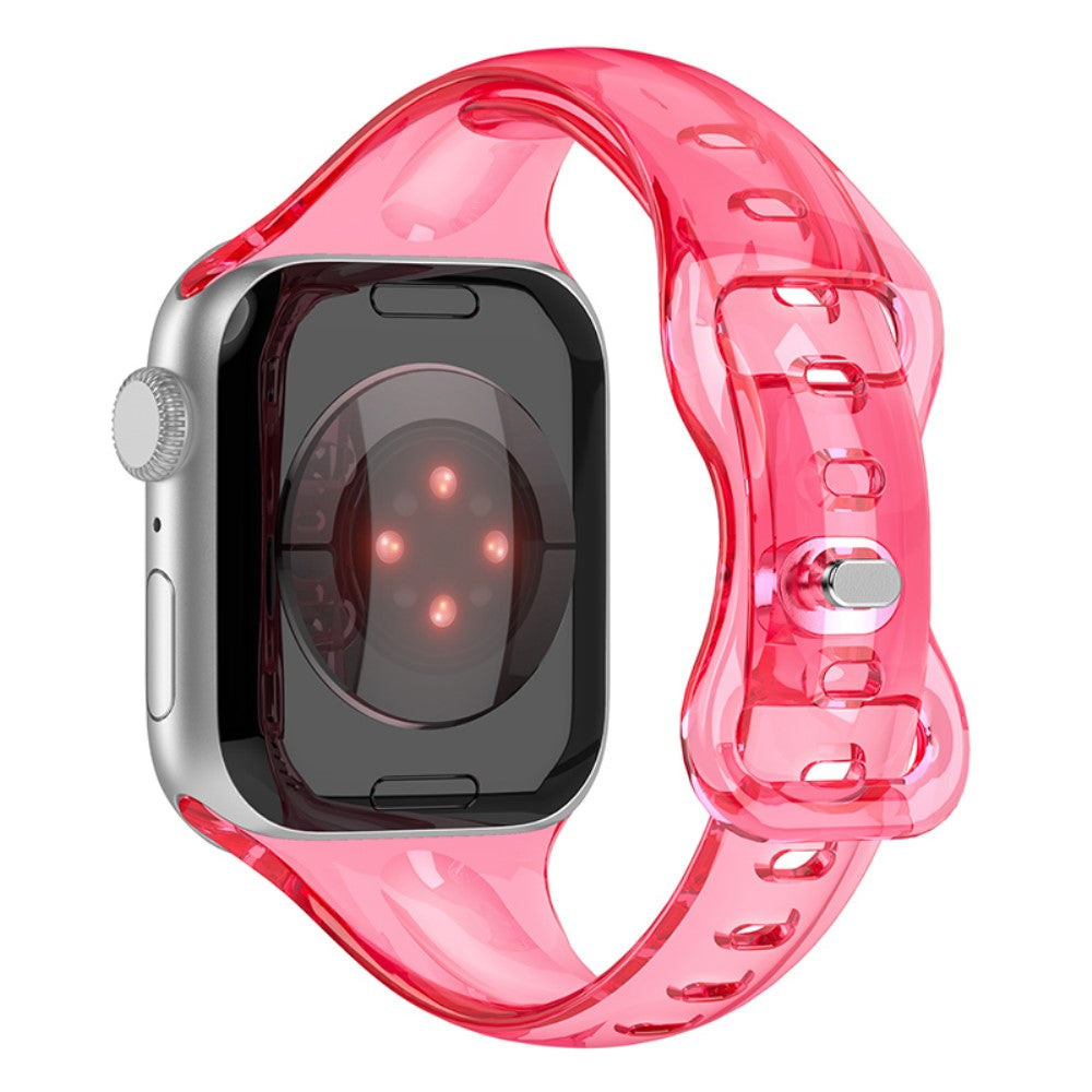 Vildt Hårdfør Silikone Universal Rem passer til Apple Smartwatch - Pink#serie_1