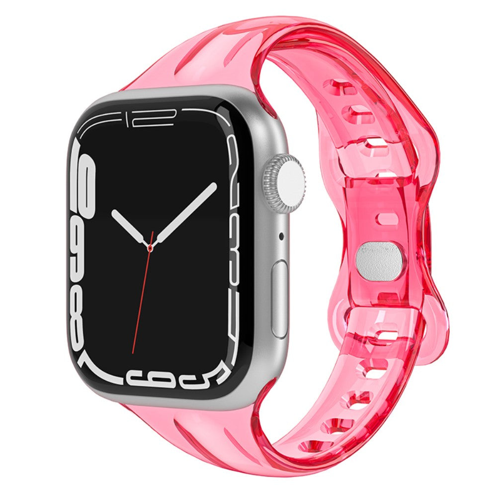Vildt Hårdfør Silikone Universal Rem passer til Apple Smartwatch - Pink#serie_1