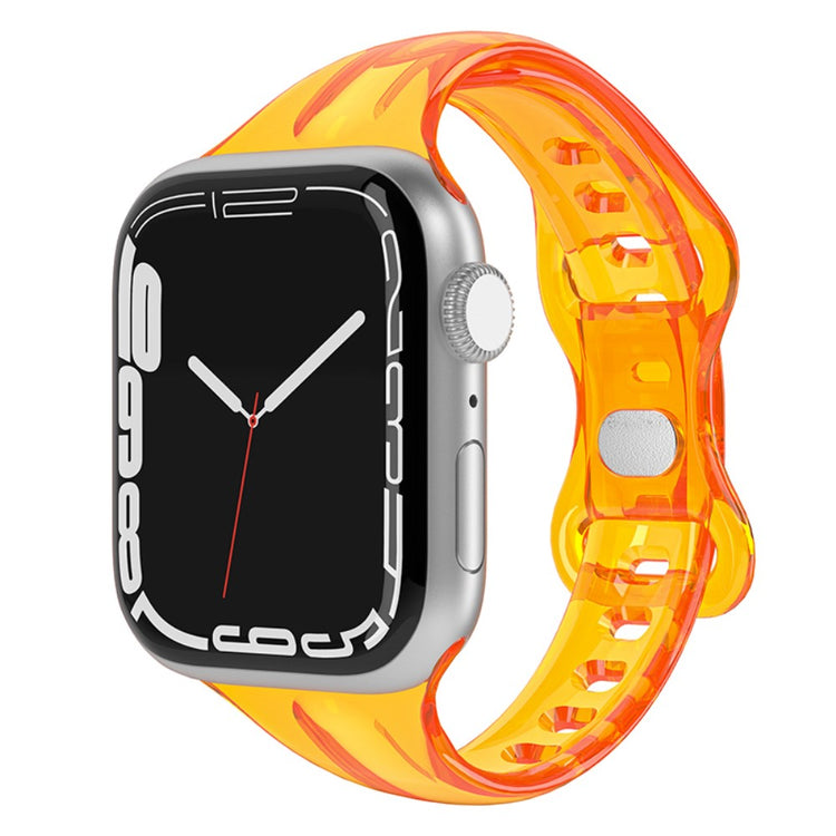 Vildt Hårdfør Silikone Universal Rem passer til Apple Smartwatch - Orange#serie_2